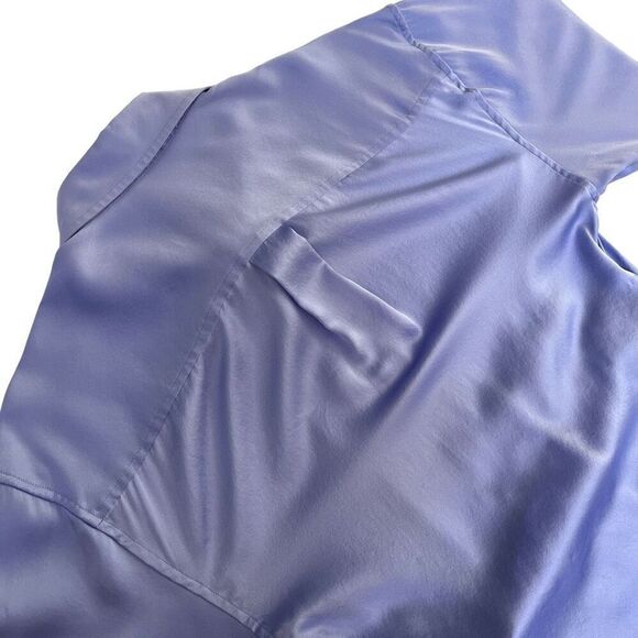 Alexander Wang Threaded Placket Draped Shirt Dress in Easter Egg - Picture 7 of 12